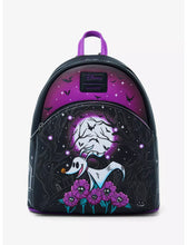 Load image into Gallery viewer, Disney Mini Backpack Nightmare Before Christmas Zero Moon Doodle Loungefly
