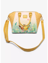 Load image into Gallery viewer, Pokemon Satchel Bag Eevee & Pikachu Floral Loungefly