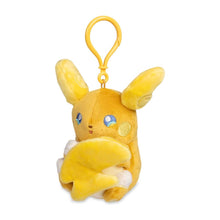 Load image into Gallery viewer, Pokemon Plush Keychain Raichu & Alolan Raichu Parallel Pairs Two-Plush Key Chain - Pokemon Center US