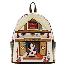 Load image into Gallery viewer, Disney Mini Backpack Snow White Panel Scene Window Loungefly