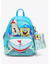 Load image into Gallery viewer, SpongeBob SquarePants Mini Backpack with Coin Purse Boating School Loungefly