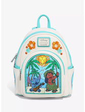 Load image into Gallery viewer, Disney Mini Backpack Lilo & Stitch Stained Glass Loungefly
