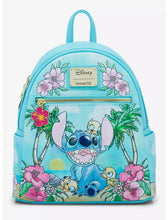 Load image into Gallery viewer, Disney Mini Backpack Lilo & Stitch Ducklings Beach Loungefly