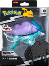 Load image into Gallery viewer, Pokemon Figure Suicune Select Trainer Series 6" Jazwares