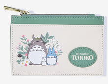 Load image into Gallery viewer, Studio Ghibli Zipper Cardholder My Neighbor Totoro Floral
