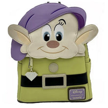 Load image into Gallery viewer, Disney Mini Backpack Snow White and the Seven Dwarfs Dopey Loungefly