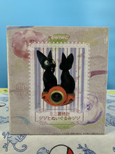 Load image into Gallery viewer, Studio Ghibli Figure Jiji and Stuffed Plush Jiji Desk Clock Kiki's Delivery Service Benelic