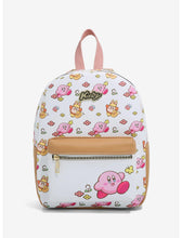 Load image into Gallery viewer, Kirby Mini Backpack Kirby Waddle Dee Floral AOP