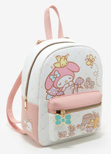 Load image into Gallery viewer, Sanrio Mini Backpack My Melody Mushroom Forest Bioworld