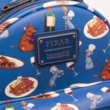 Load image into Gallery viewer, Disney Pixar Mini Backpack Ratatouille Remy and Emile AOP Loungefly