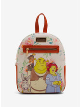 Load image into Gallery viewer, Shrek Mini Backpack Shrek Gang Floral Bioworld