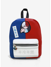 Load image into Gallery viewer, My Hero Academia Mini Backpack Todoroki Shoto Fire Ice Bioworld