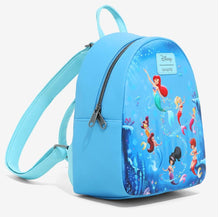 Load image into Gallery viewer, Disney Mini Backpack The Little Mermaid Ariel & Sisters Loungefly