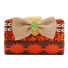 Load image into Gallery viewer, Disney Mini Backpack Wallet Set Moana Sequin Loungefly