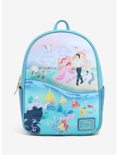 Load image into Gallery viewer, Disney Mini Backpack The Little Mermaid Beach Portrait Loungefly