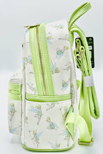 Load image into Gallery viewer, Disney Mini Backpack Tinkerbell AOP Green Loungefly