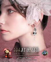 Load image into Gallery viewer, Madoka Magica Earrings Charlotte Grief Seed MAYLA Clip-On
