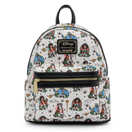 Disney Mini Backpack Aladdin Tattoo AOP Loungefly