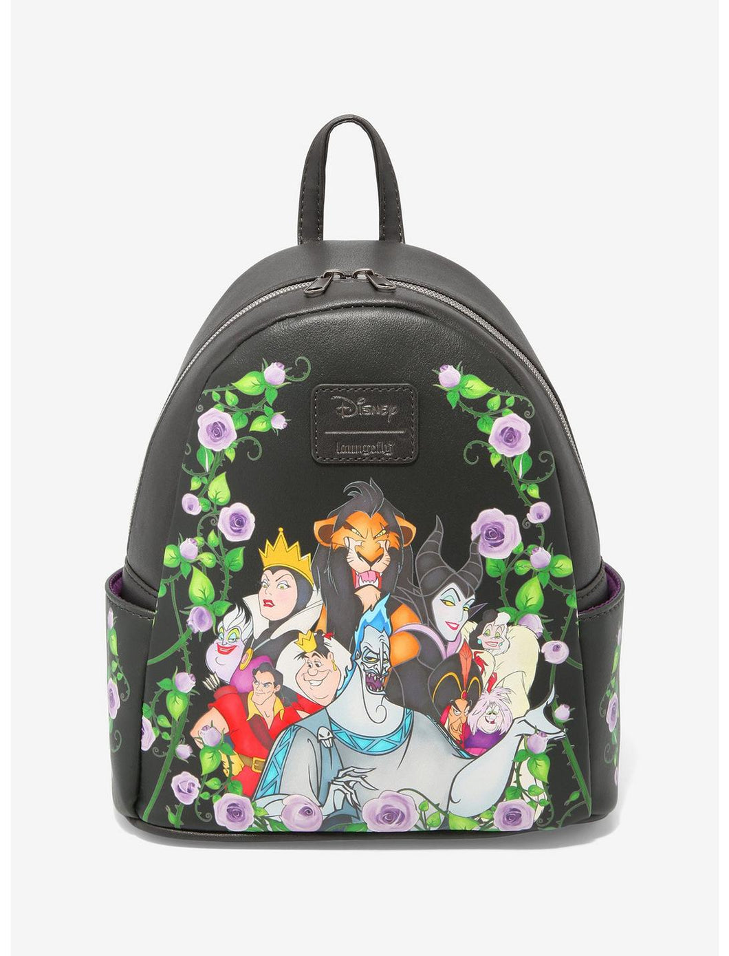 Disney Mini Backpack Villains Floral Loungefly