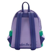 Load image into Gallery viewer, Disney Mini Backpack Wallet Set Little Mermaid Sequin Loungefly
