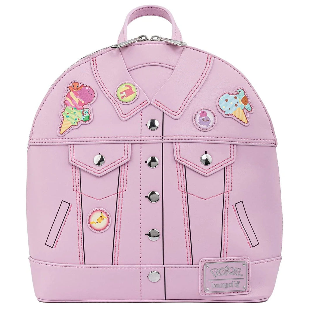 Pokemon Mini Backpack Ice Cream Denim Jacket Convertible Loungefly