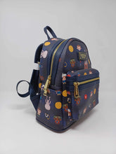 Load image into Gallery viewer, Stranger Things Mini Backpack and Cardholder Set Forest AOP Loungefly
