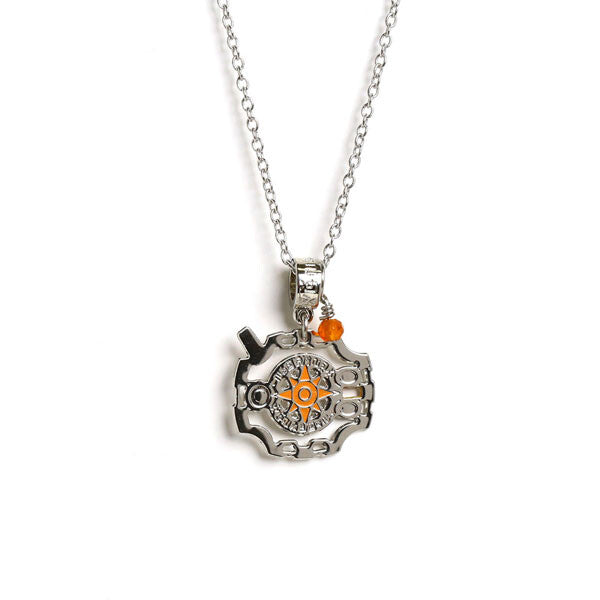 Digimon Adventure Necklace Digivice Taichi Yagami and Agumon Anahita Stones