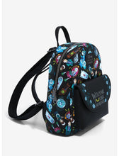 Load image into Gallery viewer, Disney Parks Mini Backpack The Haunted Mansion Welcome Foolish Mortals Loungefly
