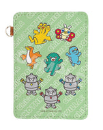 Godzilla Chibi Leather Pass Case 01 Group