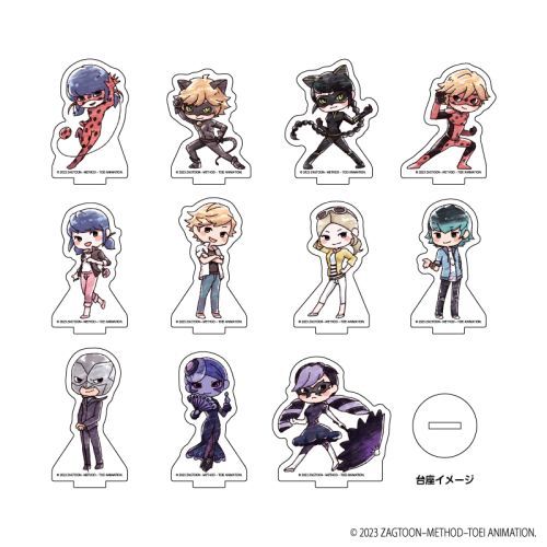Miraculous Ladybug Acrylic Stand Retro Illustration Blind Box