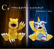 Digimon Adventure Figure Agumon and Gabumon Ichiban Kuji Clash of Light & Darkness C Prize