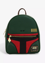 Load image into Gallery viewer, Star Wars Mini Backpack Boba Fett Loungefly

