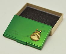 Load image into Gallery viewer, Studio Ghibli Metal Card Case Green My Neighbor Totoro Ensky
