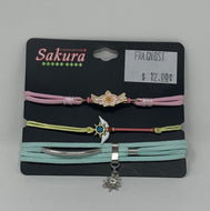 Cardcaptor Sakura Bracelet Set Clear Card Bioworld