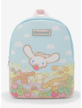Load image into Gallery viewer, Sanrio Mini Backpack Cinnamoroll Family Pastel Bioworld
