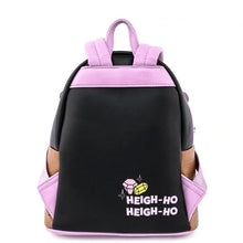 Load image into Gallery viewer, Disney Mini Backpack Snow White and the Seven Dwarfs Dopey in Minecart Loungefly
