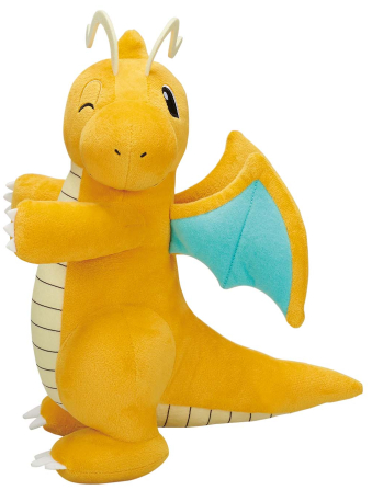 Pokemon Plush Dragonite Hopepita 2023 Banpresto