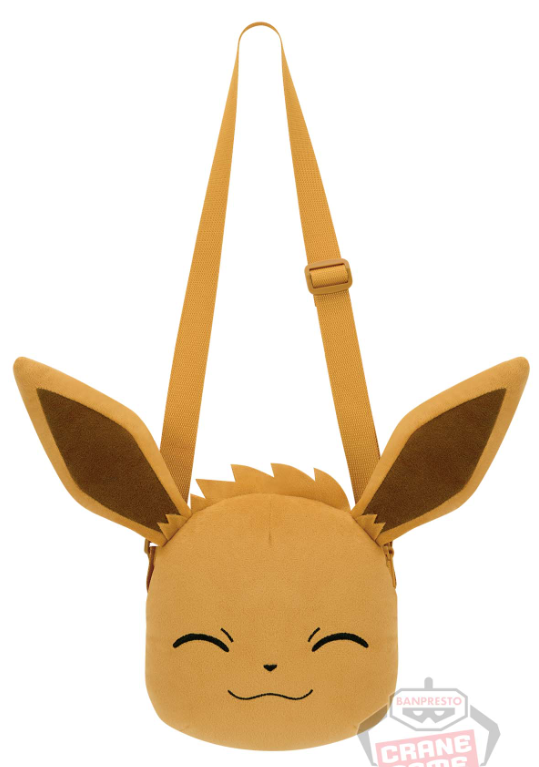 Pokemon Plush Shoulder Pouch Eevee 2023 Banpresto