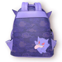 Load image into Gallery viewer, Pokemon Mini Backpack Gengar Cosplay Loungefly
