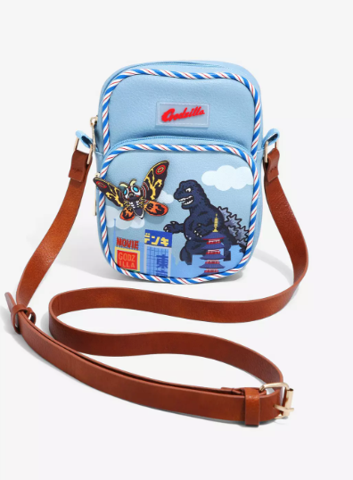 Godzilla Crossbody Bag Mothra & Godzilla Bioworld