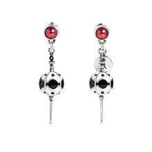 Load image into Gallery viewer, Madoka Magica Earrings Charlotte Grief Seed MAYLA Clip-On
