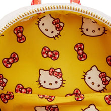 Load image into Gallery viewer, Sanrio Mini Backpack Hello Kitty Fuzzy Gingham Loungefly
