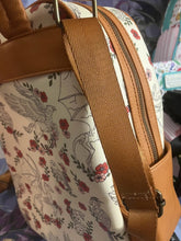 Load image into Gallery viewer, Harry Potter Mini Backpack Wallet Set Magical Creatures Loungefly - EUC
