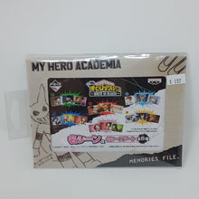 Load image into Gallery viewer, My Hero Academia Mystery Pack Famous Scene Clear Cards &amp; Frame ~WHITE OR BLACK!~ Ichiban Kuji Banpresto
