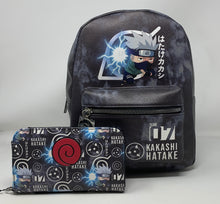 Load image into Gallery viewer, Naruto Mini Backpack and Wallet Set Kakashi Hatake Team 07 Bioworld

