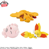 Pokemon Plush Charizard, Fennekin, Igglybuff Kutsurogi Time 2026 Banpresto