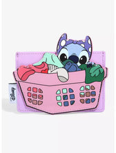 Load image into Gallery viewer, Disney Cardholder Stitch Laundry Basket Loungefly
