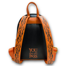 Load image into Gallery viewer, Lord of the Rings Mini Backpack Mordor Balrog GITD Loungefly
