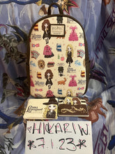 Load image into Gallery viewer, Harry Potter Mini Backpack Cardholder Coinpurse Set Luna &amp; Hermione Loungefly
