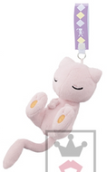 Pokemon Plush Strap I Heart Mew (Sleeping) 2016 Banpresto